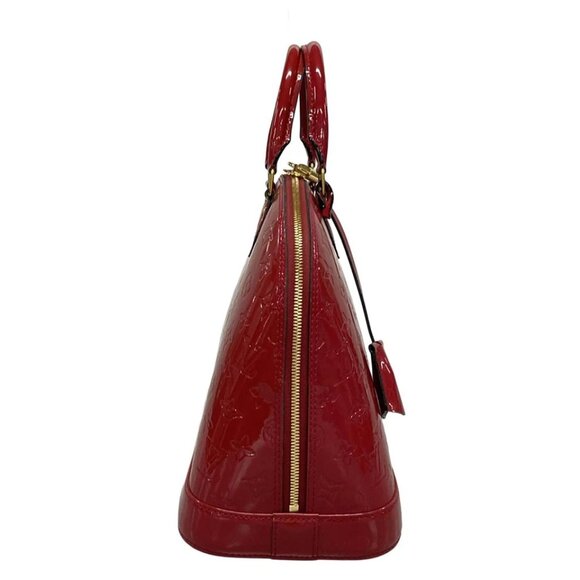 LOUIS VUITTON Alma PM Rose Indian Monogram Vernis - Handbag 776-082225 - Picture 3 of 13